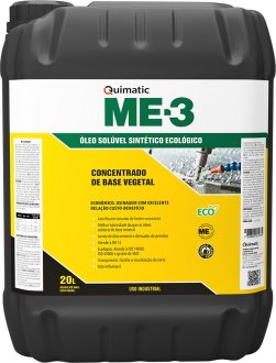 �leo sol�vel, ME3, 20 litros, QUIMATIC