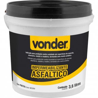 Impermeabilizante asf�ltico 3,6 L, VONDER