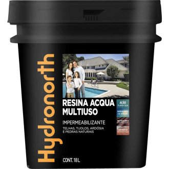 Impermeabilizante multiuso acqua, cer�mica telha, 18,0 litros, 93176, HYDRONORTH