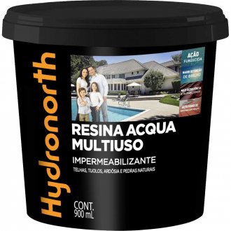 Impermeabilizante multiuso acqua, vermelho oxido, 900 ml, 93190, HYDRONORTH