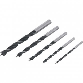 Jogo de brocas 3 pontas com 5 pe�as, de 3 mm a 8 mm, VONDER