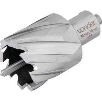 Broca anular, encaixe Weldon, 36 mm x 30 mm VONDER