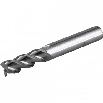 Fresa topo 8,0 mm, em metal duro, 3 cortes, polida, VONDER