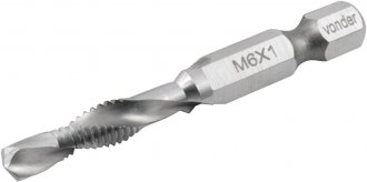 Broca/macho combinado M6 x 1 mm, VONDER
