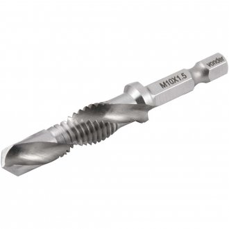 Broca/macho combinado M10 x 1,5 mm, VONDER