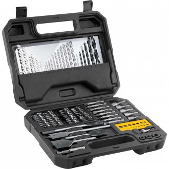 Jogo combinado, brocas e bits, com 82 pe�as, VONDER