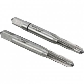 Macho manual de a�o r�pido, M5 x 0,80 mm, rosca MA, jogo com 2 pe�as, VONDER