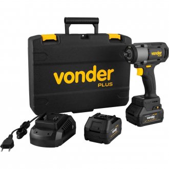 Chave de impacto, bateria 20 V, encaixe de 1/2