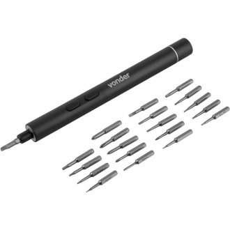 Parafusadeira de precis�o a bateria 3,7 V, tipo caneta, VONDER