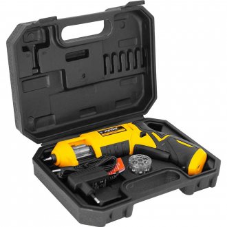 Parafusadeira a bateria 3,6 V, carregador bivolt, jogo com 12 acess�rios, PBV 012, VONDER