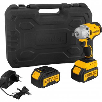 Chave de impacto, bateria 20 V, encaixe de 1/2