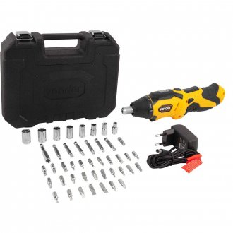 Parafusadeira a bateria 3,6 V, carregador bivolt, jogo com lanterna e 45 acess�rios, PBV 360N, VONDER