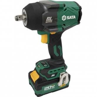 Chave de impacto a bateria, 20 V - 800 Nm , com 2 baterias e carregador, ST151075 SATA
