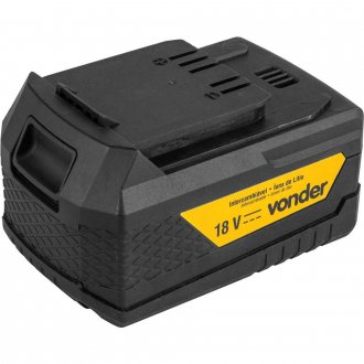 Bateria 18 V, �ons de l�tio, linha intercambi�vel, 4 Ah, IBV 1804 VONDER