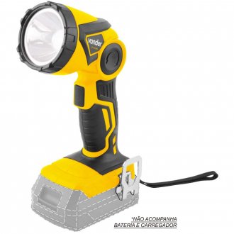 Lanterna de LED, bateria intercambi�vel de 18 V, sem bateria e sem carregador, ILV 1809 VONDER