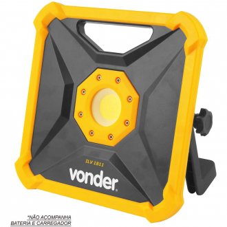 Refletor de LED, bateria intercambi�vel de 18 V, sem bateria e sem carregador, ILV 1811 VONDER
