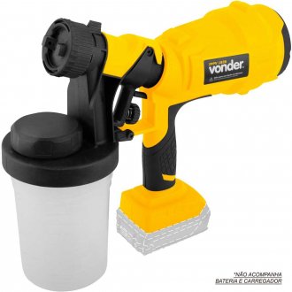Pistola para pintura, bateria intercambi�vel de 18 V, sem bateria e sem carregador, IPPV 1826, VONDER