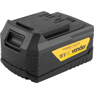 Bateria 18 V, �ons de l�tio, linha intercambi�vel, 5 Ah, IBV 1850, VONDER