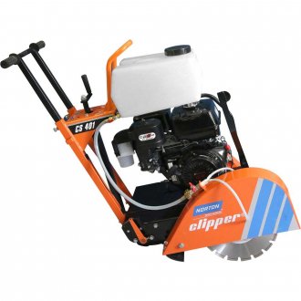 M�quina a gasolina para cortar asfalto, concreto e piso, 13 hp, motor Honda 4 tempos CS 401 CLIPPER