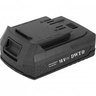 Bateria 18,0 V, �ons de l�tio, linha intercambi�vel, 2,0 Ah, IBD 1802, DWT