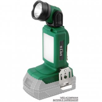 Lanterna de led, bateria intercambi�vel de 18 V, sem bateria e sem carregador, ILD 1810, DWT