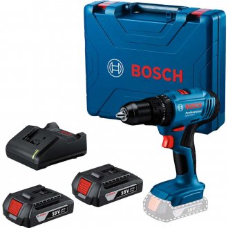 Parafusadeira/furadeira de impacto a bateria, 18 V/2,0 Ah, 06019K91E2 BOSCH