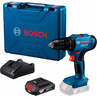 Parafusadeira/furadeira de impacto a bateria, 18 V/2,0 Ah, 06019K91E3 BOSCH