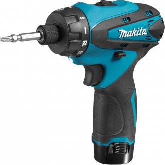 Parafusadeira/furadeira a bateria, 12 V, carregador bivolt autom�tico, DF030DWE, MAKITA