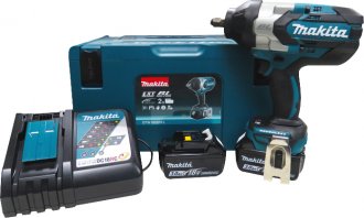 Chave de impacto, bateria 18V, encaixe de 1/2