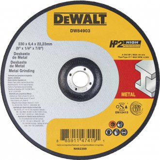 Disco desbaste 230,0 mm X 6,4 mm X 22,23 mm 9