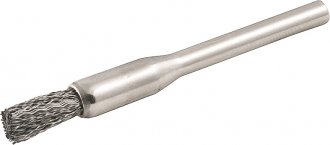 Escova tipo pincel com haste para microrret�fica, 4 mm, em inox, VONDER