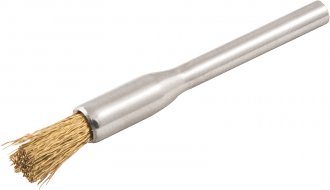 Escova tipo pincel com haste para microrret�fica, 4 mm, em lat�o, VONDER