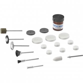 Jogo de acess�rios para limpeza e polimento, 20 pe�as, 726, DREMEL