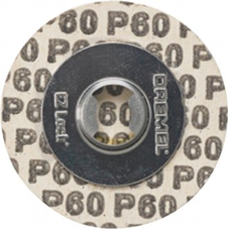 Disco de lixa para microrret�fica, 30 mm, G 60, EZ411, DREMEL