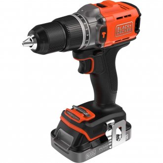 Parafusadeira/furadeira de impacto, 20 V MAX - 2 Ah, carregador bivolt, BCD383D1XC-BR BLACK+DECKER