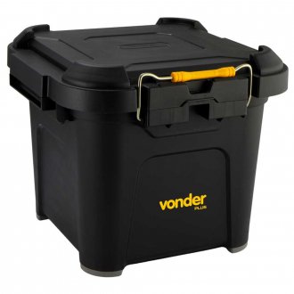 Caixa pl�stica para ferramentas, tipo ba�, 30 litros, CBV 030 VONDER PLUS