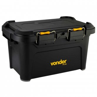 Caixa pl�stica para ferramentas, tipo ba�, 45 litros, CBV 045 VONDER PLUS