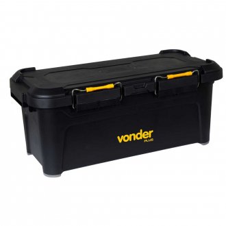 Caixa pl�stica para ferramentas, tipo ba�, 60 litros, CBV 060 VONDER PLUS