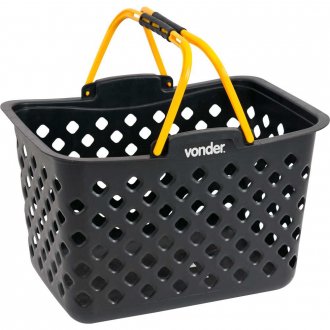 Cesto pl�stico para uso geral, 15 kgf, VONDER