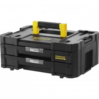 Caixa pl�stica para ferramentas tipo gaveta dupla, 