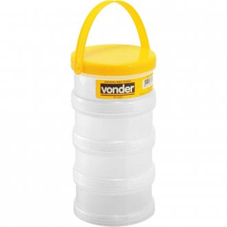 Estojo multiuso, composto de 4 partes rosque�veis, VD 4003 VONDER