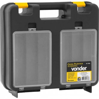 Caixa para ferramentas, pl�stica, 34,0 cm x 34,0 cm x 13,0 cm, VD 7001, VONDER