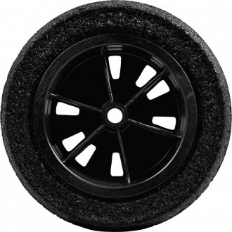 Roda completa com pneu maci�o, linha forte, 140, FORCE