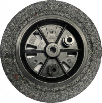 Roda completa com pneu maci�o, 3,25