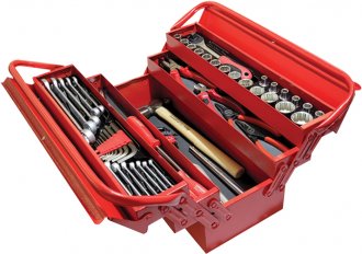 Caixa com ferramentas, 64 pe�as, 3301633 GEDORE RED