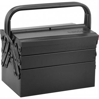 Caixa met�lica sanfonada para ferramentas, com 5 gavetas, 30 cm x 19 cm x 20 cm, VONDER