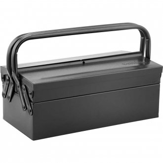 Caixa met�lica sanfonada para ferramentas, com 3 gavetas, 40 cm x 19 cm x 16 cm, VONDER