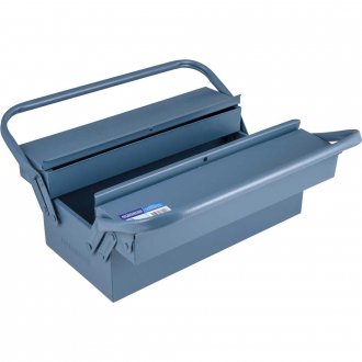 Caixa met�lica sanfonada para ferramentas, com 3 gavetas, 40,0 cm x 20,0 cm x 16,0 cm, 340, MARCON