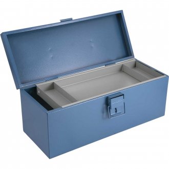 Caixa met�lica para ferramentas, tipo ba�, com bandeja, com 40 cm, 640 MARCON