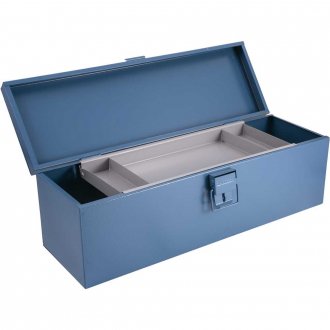 Caixa met�lica para ferramentas, tipo ba�, com bandeja, com 50 cm, 650 MARCON